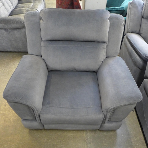 1436 - A pair of Janus charcoal upholstered two seater sofas and armchair * this lot is subject to VAT