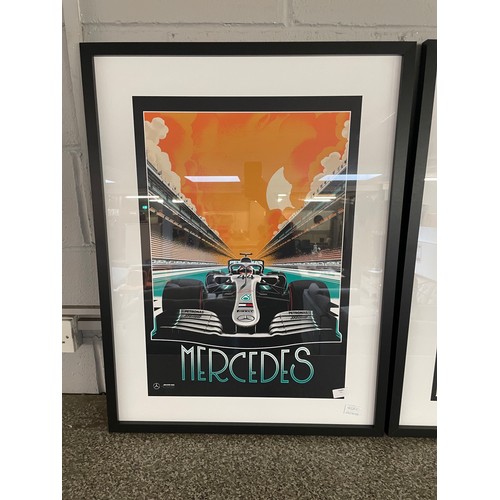 1528 - A framed print, (Mercedes) 60X80  (PFPPR5158138)