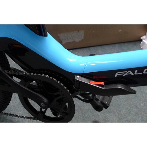 3028 - Falcon Flo electric foldable bike with charger and two keys - original RRP £1,385 - W