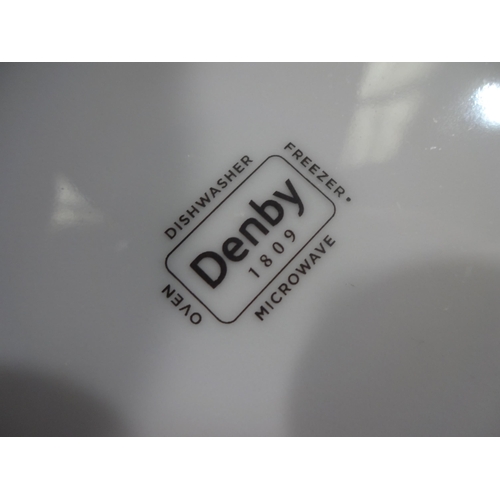 3176 - Denby White Porcelain Dinnerware (286-5) * This lot is subject to VAT