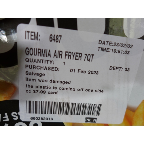 3220 - Gourmia Air Fryer (7QT)   (286-95) * This lot is subject to VAT