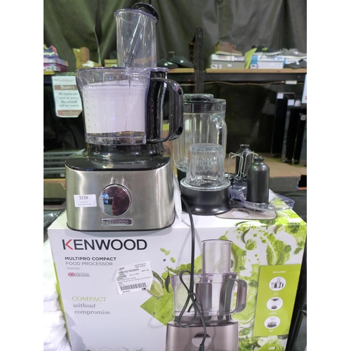 3238 - Kenwood Multipro Food Processor (286-106) * This lot is subject to VAT