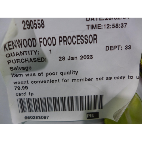 3238 - Kenwood Multipro Food Processor (286-106) * This lot is subject to VAT