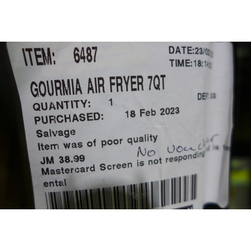 3256 - Gourmia Air Fryer (7QT) (286-9) * This lot is subject to VAT