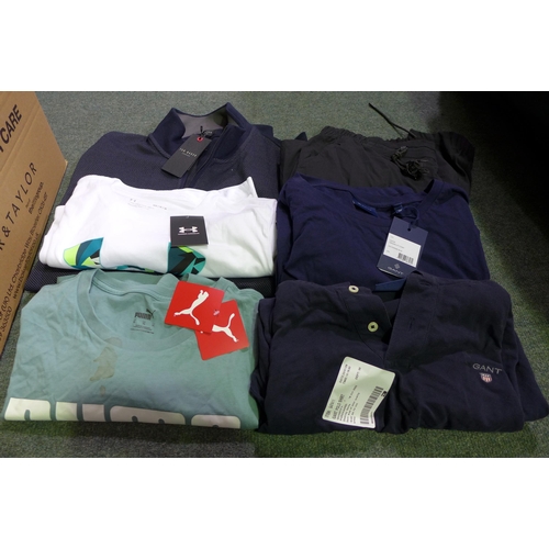 3327 - Assortment of men's branded sportswear - various sizes, styles, etc. * this lot is subject to VAT