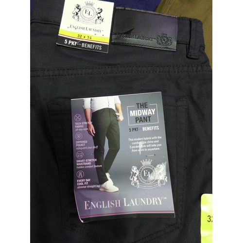 3338 - An assortment of men's trousers - mixed size, styles, colours * this lot is subject to VAT