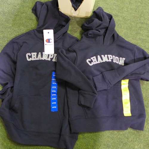 3346 - Mixed box of children's Champion hoodies - various sizes * this lot is subject to VAT