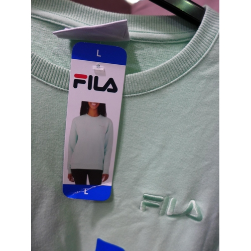 3348 - 2 Women's Fila sweaters - sizes medium and large * this lot is subject to VAT