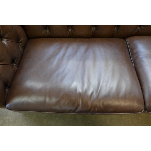 1529 - New Allington 3 Seater Brown Leather Sofa (model:- 581LS), original RRP £1666.66 + VAT (4164-197918)... 