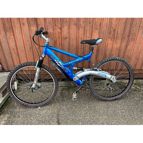 2162 - Barracuda thriller full suspension disk break, mountain bike. Police Reprosession