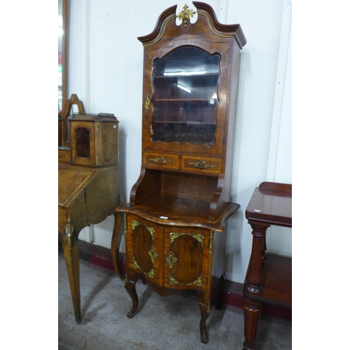 85 - A 19th Century North European walnut and gilt metal mounted side cabinet