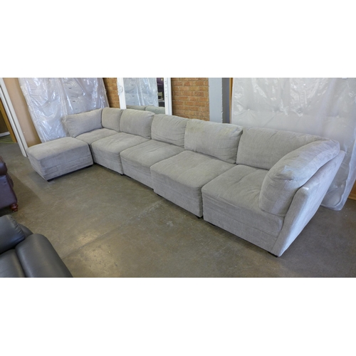 1476 - MStar Sanders 6 Piece Fabric Sectional Sofa, original RRP £916.66 + VAT (4164-197904) * This lot is ... 