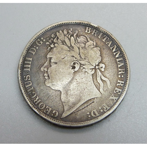 1008 - An 1822 George IV crown