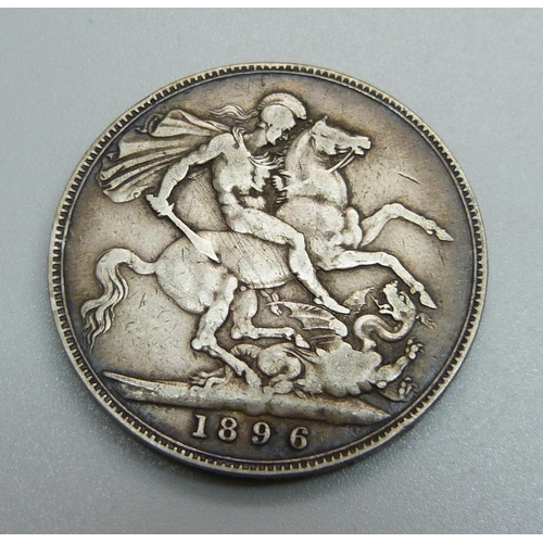 1009 - An 1896 crown