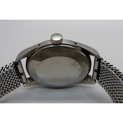 1027 - A 1960's stainless steel Omega wristwatch