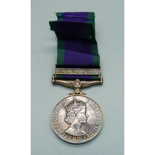 1064 - A cased Northern Ireland For Campaign Service medal to 24217163 CFN A.N. Giles R.E.M.E.