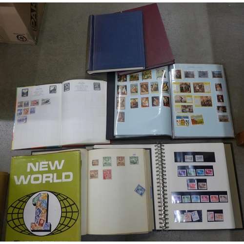 1100 - Six albums of British and foreign stamps **PLEASE NOTE THIS LOT IS NOT ELIGIBLE FOR POSTING AND PACK... 