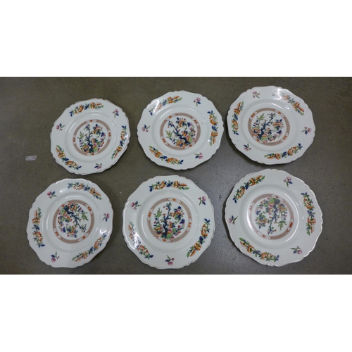 1107 - Six Indian Tree pattern plates **PLEASE NOTE THIS LOT IS NOT ELIGIBLE FOR POSTING AND PACKING**