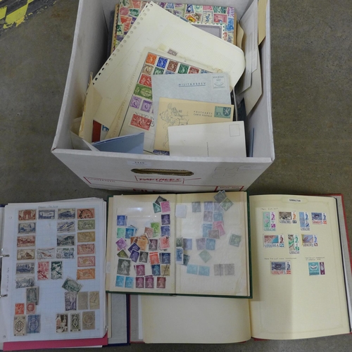 1115 - Stamps:- box of stamps, covers, etc. - loose and in albums **PLEASE NOTE THIS LOT IS NOT ELIGIBLE FO... 