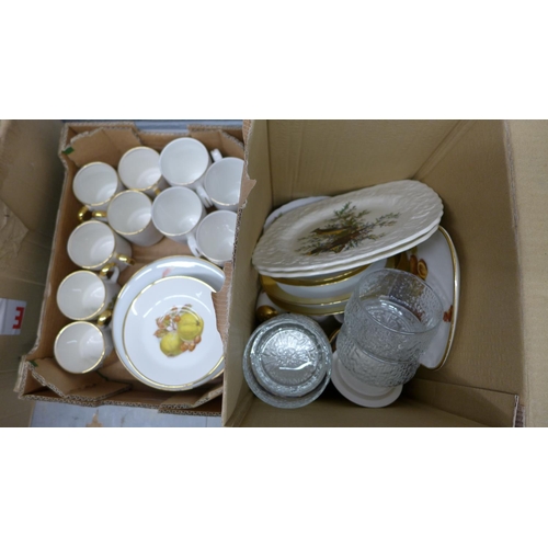 1119 - Three boxes of mixed glass, china, etc. **PLEASE NOTE THIS LOT IS NOT ELIGIBLE FOR POSTING AND PACKI... 