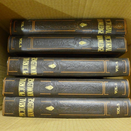 1131 - Volumes 1-8 of Pictorial Knowledge **PLEASE NOTE THIS LOT IS NOT ELIGIBLE FOR POSTING AND PACKING**