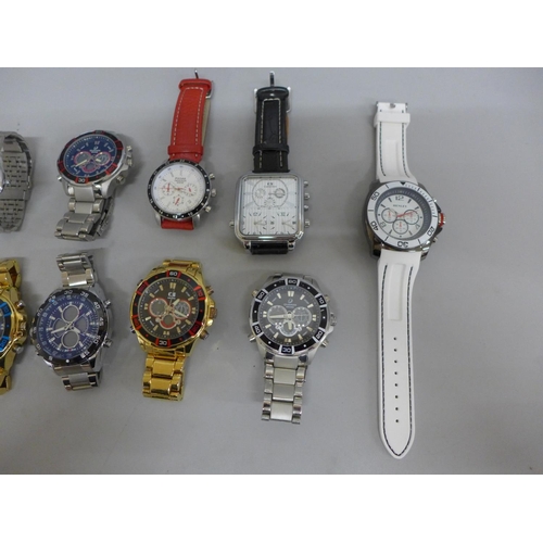 624 - A bag of fashion wristwatches