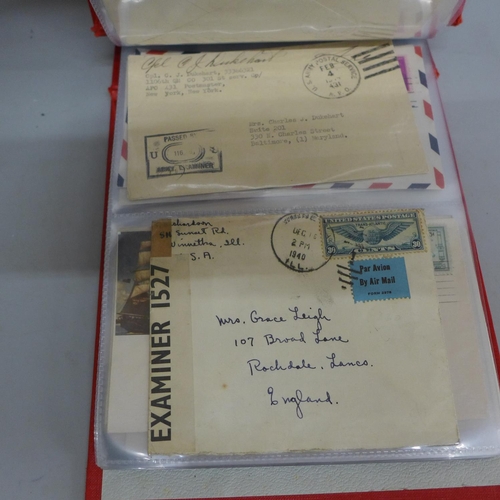 636 - An album of American postal history, 19th Century to 1980's