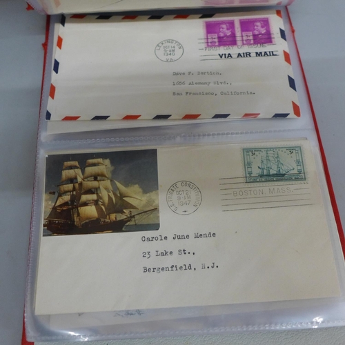 636 - An album of American postal history, 19th Century to 1980's