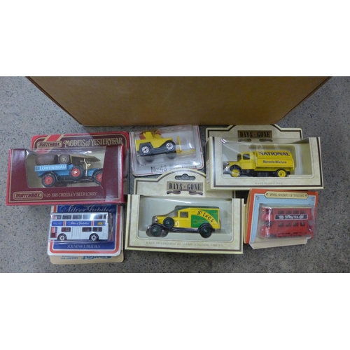 701 - A collection of die-cast vehicles including Matchbox Models of Yesteryear and Days Gone, boxed