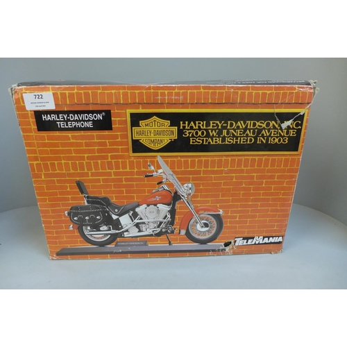 722 - A Harley-Davidson TeleMania telephone