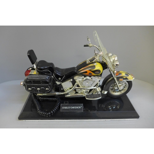 722 - A Harley-Davidson TeleMania telephone