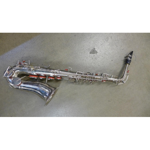 778 - A chrome alto saxophone