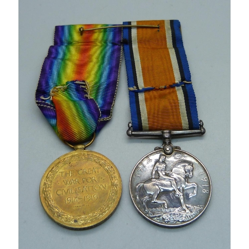 861 - A pair of WWI medals to 39976 Pte. D. Freeman, New Zealand Expeditionary Force