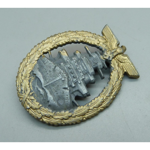 865 - A German WWII Kriegsmarine High Seas Fleet badge