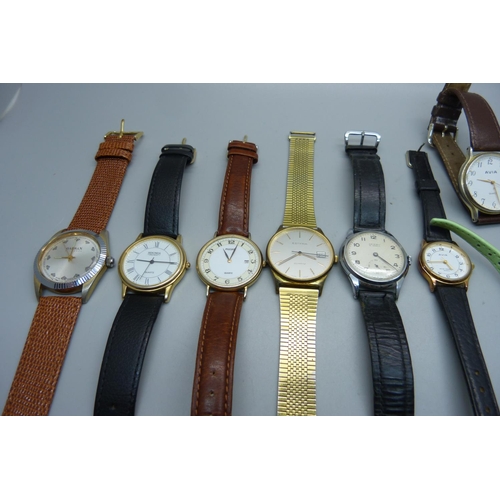 888 - A collection of wristwatches