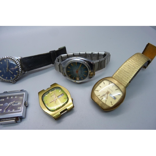 902 - Six wristwatches