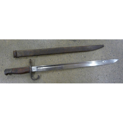 917 - A Japanese Arisika WWII bayonet, Tokyo Arsenal Foundry mark