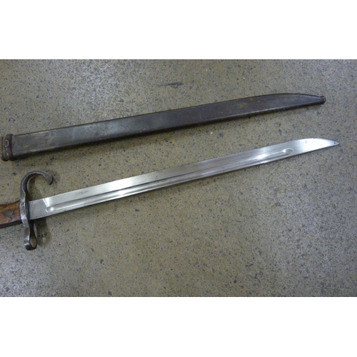 917 - A Japanese Arisika WWII bayonet, Tokyo Arsenal Foundry mark