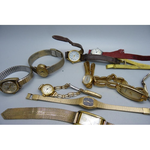 926 - A collection of wristwatches including Sekonda, Lorus, Rotary, etc. (23)