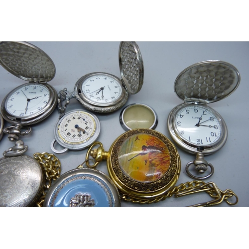 927 - Ten pocket watches