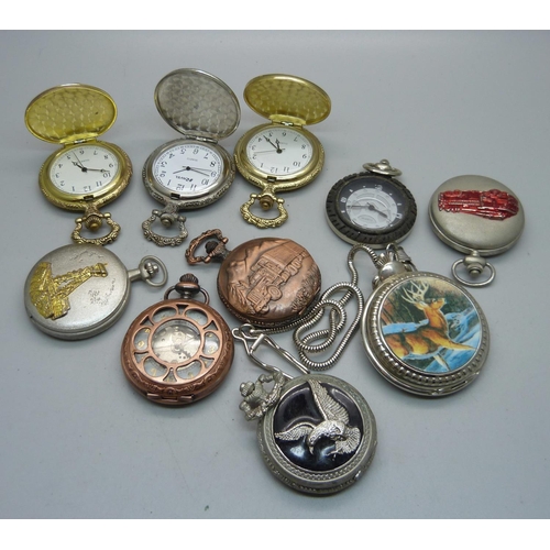 928 - Ten pocket watches