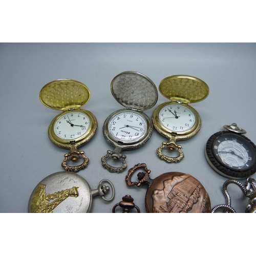 928 - Ten pocket watches