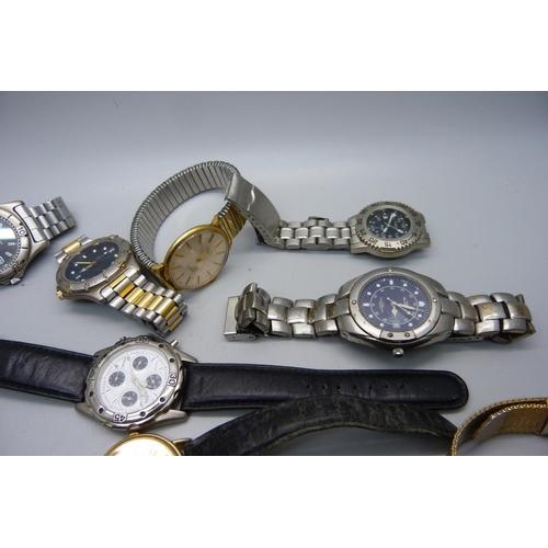 929 - Fourteen gentleman's wristwatches, including Lorus and Rotary