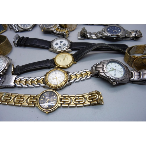 929 - Fourteen gentleman's wristwatches, including Lorus and Rotary