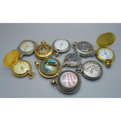 932 - Ten pocket watches