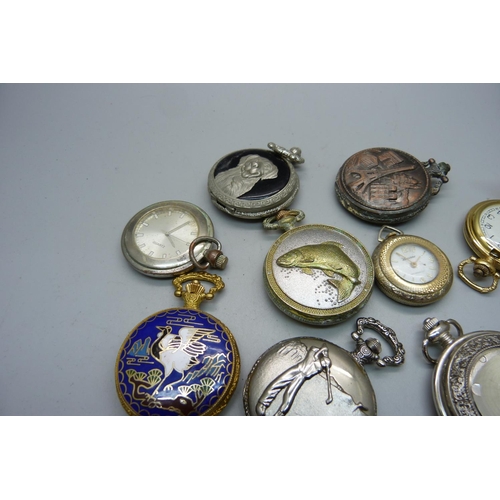 935 - Ten pocket watches