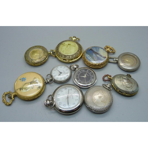 936 - Ten pocket watches