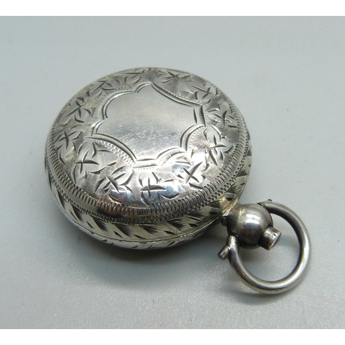 941 - A silver sovereign case, Birmingham 1900