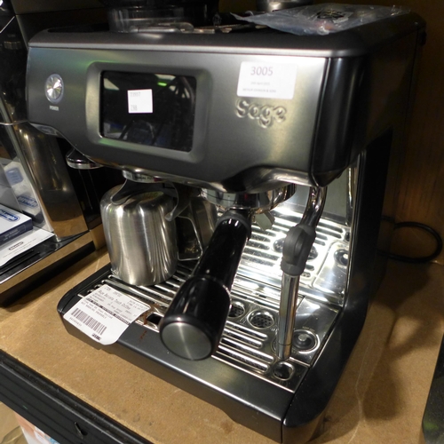 3005 - Sage Barista Touch Pump Coffee Machine (model: SES880BST), original RRP £666.66 + VAT (288-225) * Th... 