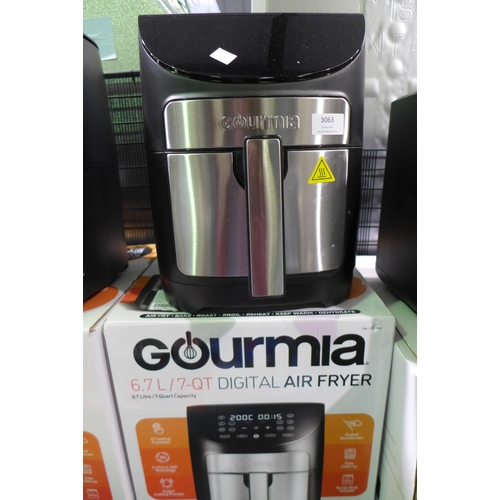 3063 - Gourmia Air Fryer (7QT)   (286-205) * This lot is subject to VAT